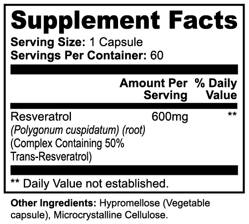 Resveratrol  600mg