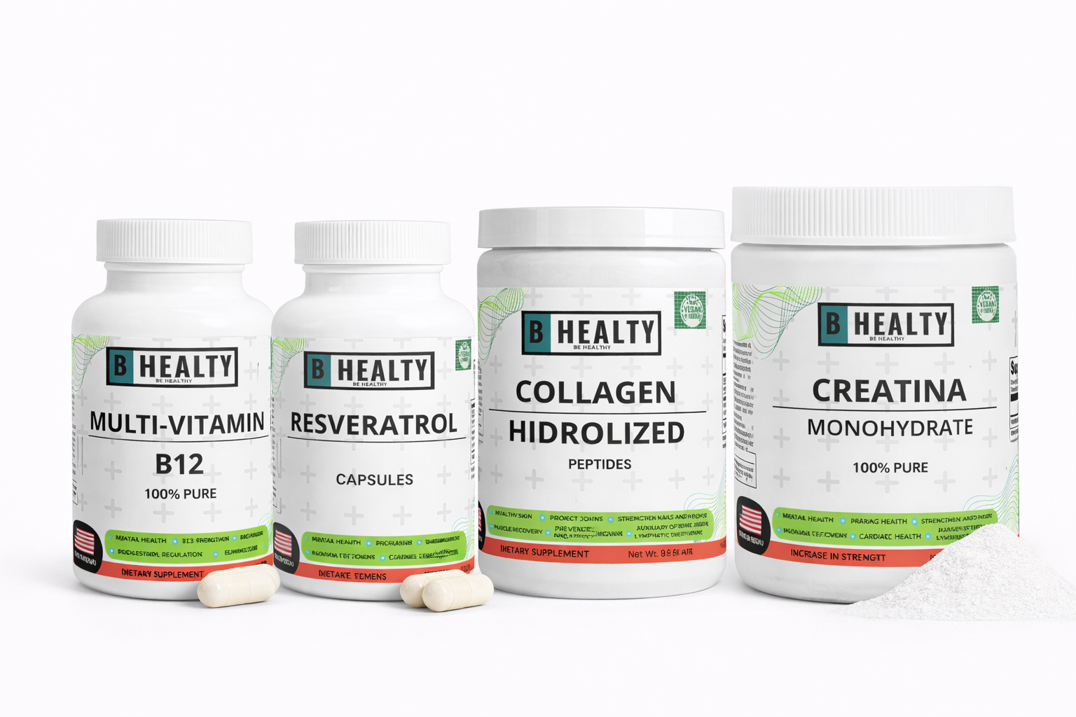 Vitality Pack – Daily Energy, Strength & Total Wellness (4-in-1 Combo)