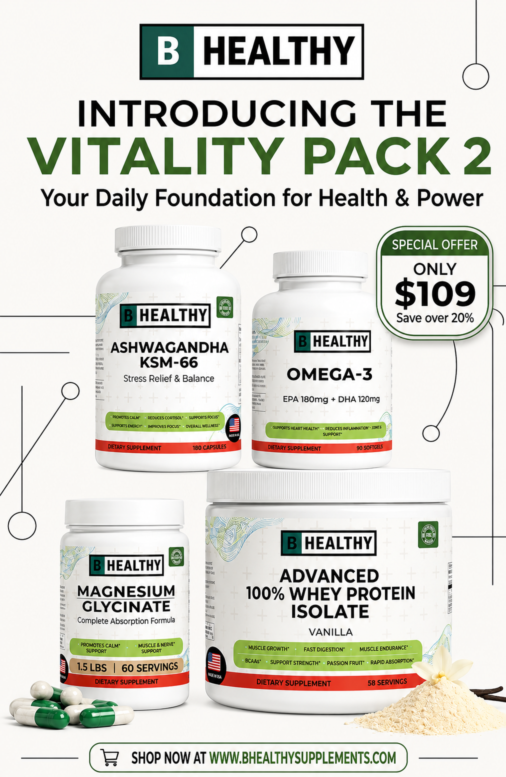 Vitality Pack 2 – Your Daily Foundation for Health & Performance