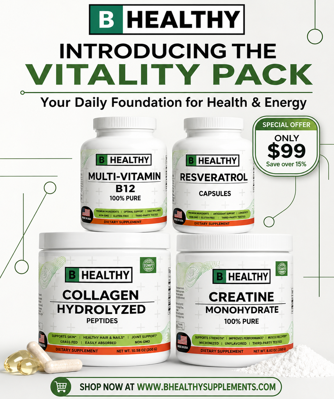 VITALITY PACK 1 – Energy, Strength & Daily Wellness